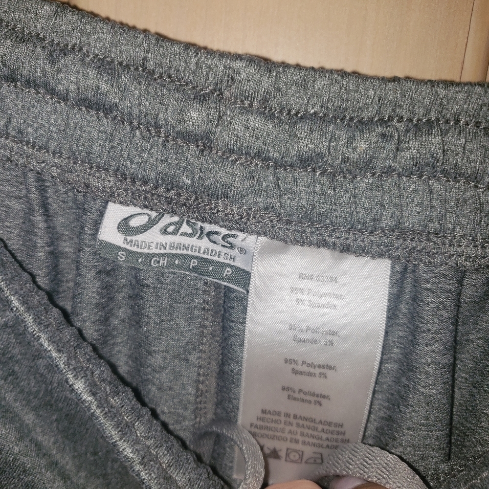 Mens sz S Asics Athletic shorts gray - Picture 3 of 4